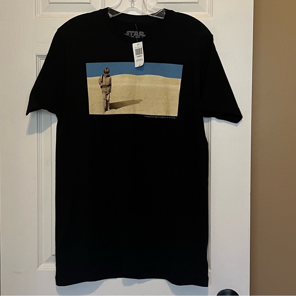 Men's Star Wars Anakin Skywalker Graphic Short Sleeve T-Shirt Size Large